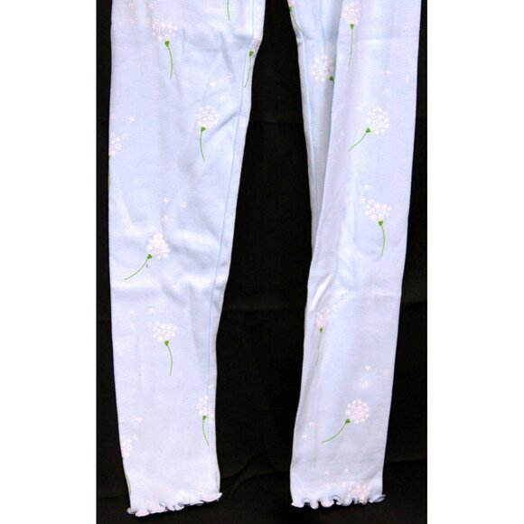 NWT 2004 Gymboree Dandelion Wishes Light Blue Leggings Lettuce Edging sz 9 - Picture 3 of 7